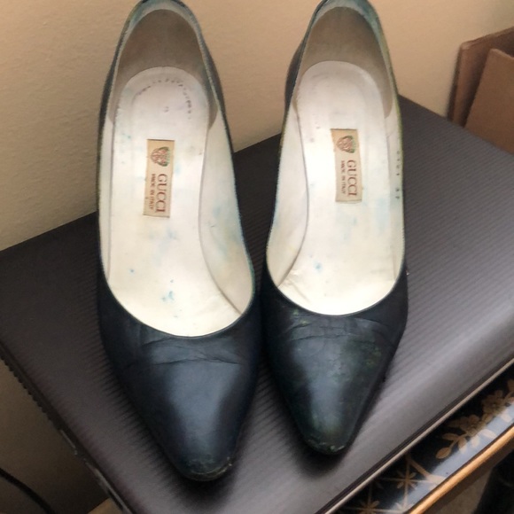 Gucci Vintage Pumps Authentic size 37 B - Picture 2 of 5